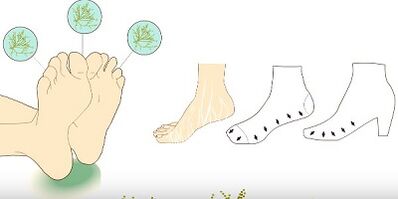 preventing the appearance of fungus on the toes